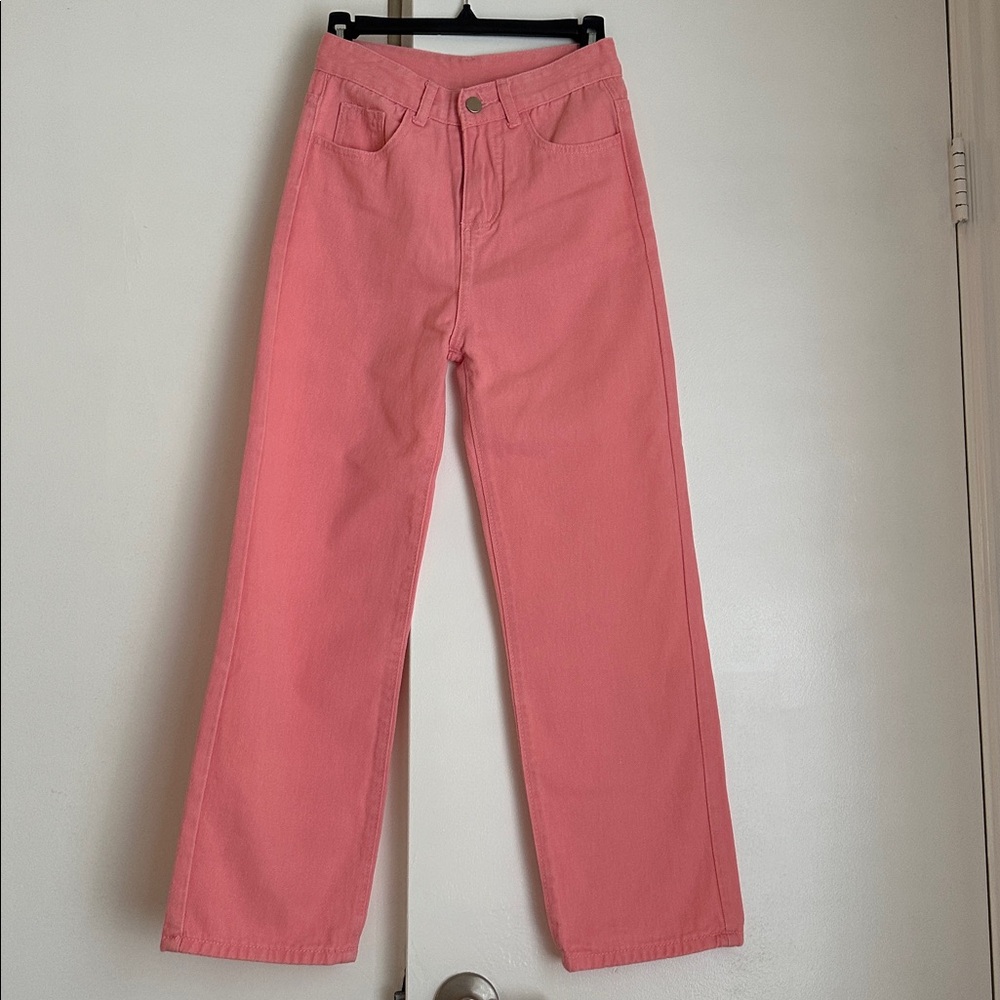 Women's Pink/Coral Jeans